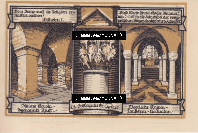 Notgeldscheine aus Gernrode 1921, 50 Pfennig 1 (2) Sammlung