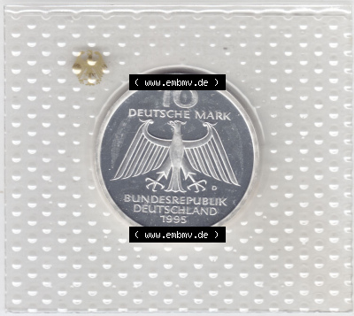 Münzen Deutsche Mark Silbermünze 1995 (7) Sammlung