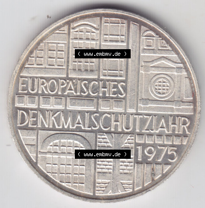 Münzen Deutsche Mark Silbermünze 1975 (2) Sammlung