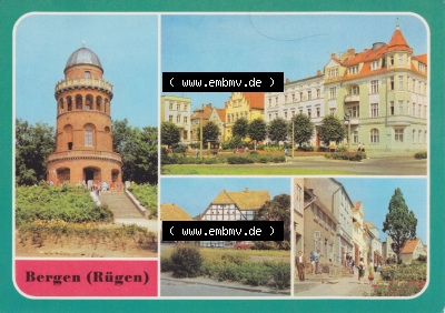 Ansichtskarten Insel Rügen Stadt Bergen (0004) Sammlung