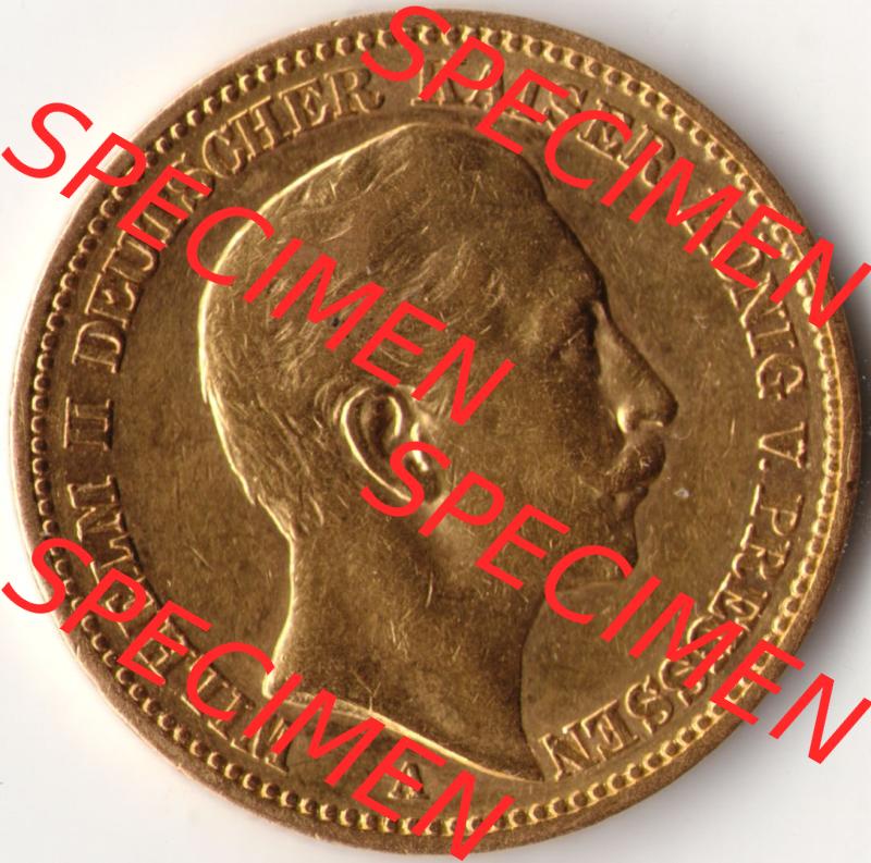 Münzen Deutsches Kaiserreich Goldmünze 1890 (2) Sammlung