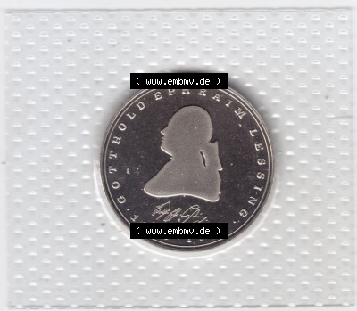 Münzen Deutschland 5 DM-Gedenkmünze 1981, Ephraim Lessing (2) Sammlung
