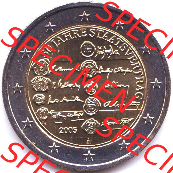 Münzen Euromünzen 2 Euro 2005, Österreich (1) Sammlung