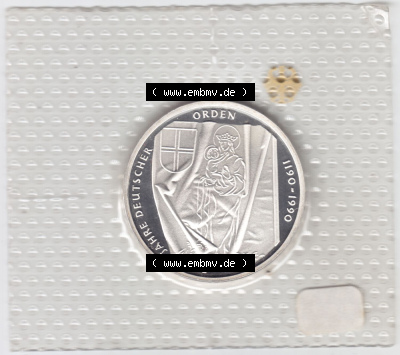 Münzen Deutsche Mark Silbermünze 1990 (4) Sammlung