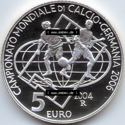 Münzen San Marino Silbermünze 2004 (2) Sammlung