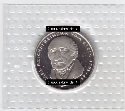 Münzen Deutschland 5 DM-Gedenkmünze 1981, Reichsfreiherr von Stein (2) Sammlung