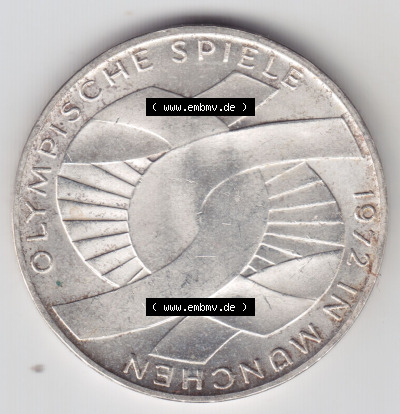 Münzen Deutsche Mark Silbermünze 1972 (2) Sammlung