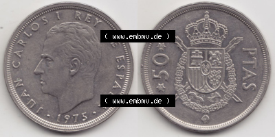 Münzen Spanien Eurovorläufer, Umlaufmünze vor Euroeinführung 1975-1975, 50 Peseten 1980 (3) Sammlung
