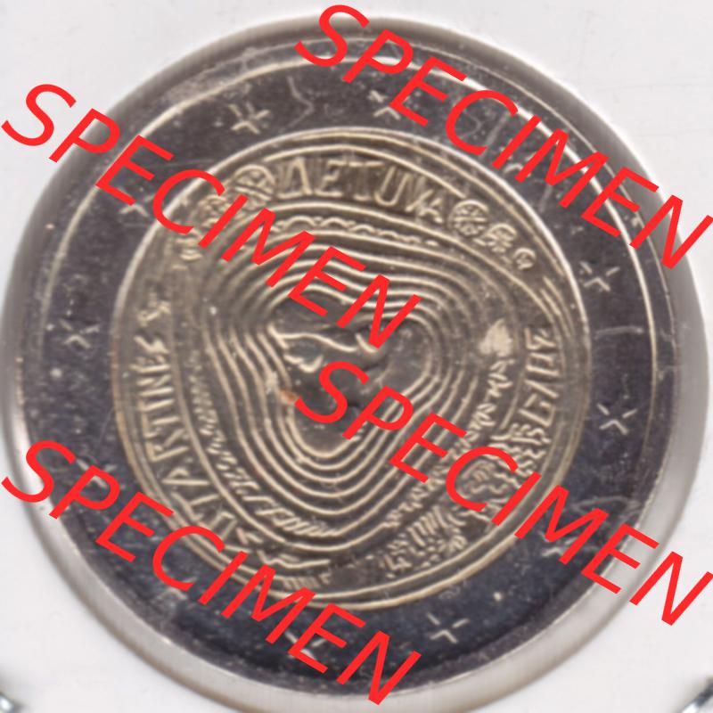 Münzen Euromünzen 2 Euro 2019, Litauen Sutartines (1) Sammlung