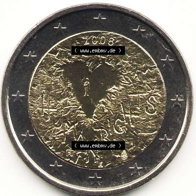 Münzen Euromünzen 2 Euro 2008, Finnland 2 Euro Gedenkmünze (1) Sammlung