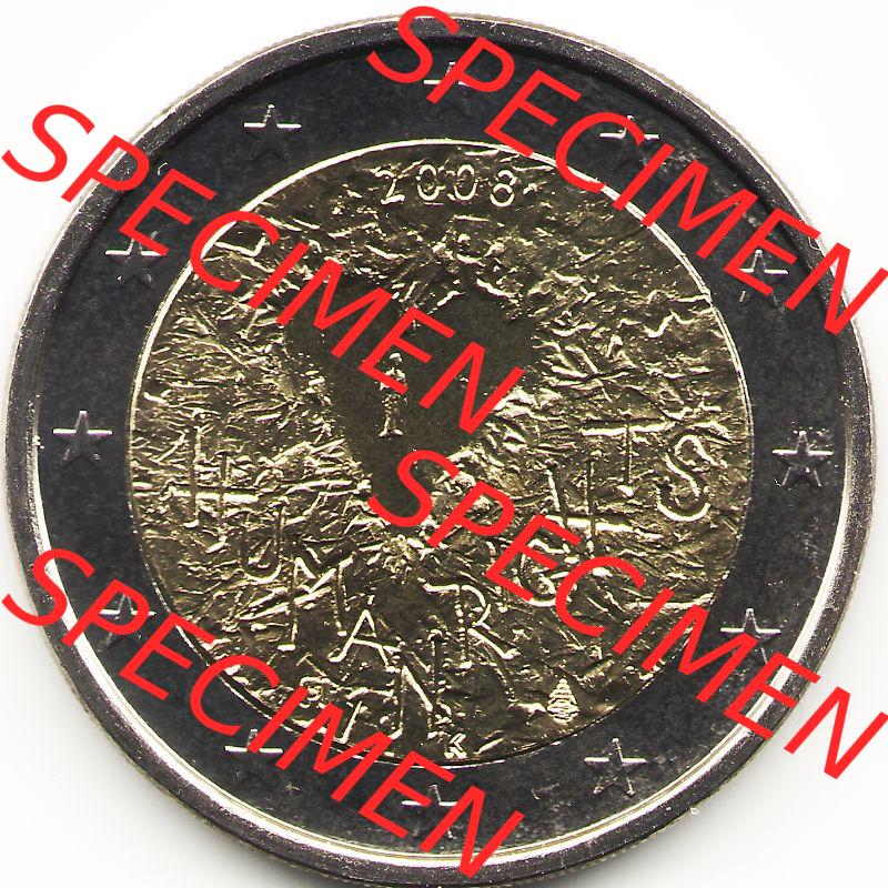 Münzen Euromünzen 2 Euro 2008, Finnland 2 Euro Gedenkmünze (1) Sammlung