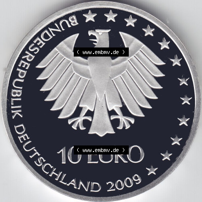 Münzen Euromünzen 2009, Deutschland 10 Euro Sondermünze 2009 (Stück 1), IAAF-Leichtahtletik-WM (1) Sammlung