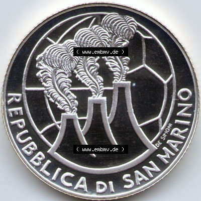 Münzen San Marino Silbermünze 2004 (1) Sammlung