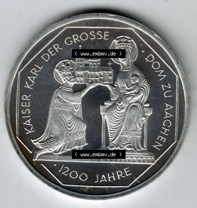 Münzen Deutsche Mark Silbermünze 2000 (6) Sammlung