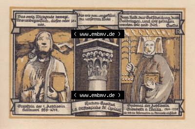 Notgeldscheine aus Gernrode 1921, 50 Pfennig 5 (2) Sammlung
