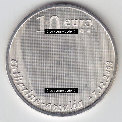 Münzen Niederlande Silbermünze 2003 (2) Sammlung