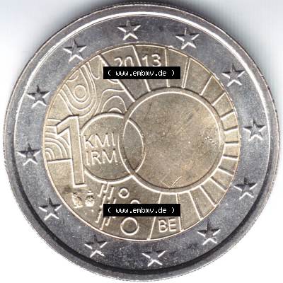 Münzen Euromünzen 2 Euro 2013, Belgien 2 Euro Gedenkmünze (1) Sammlung
