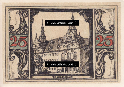 Notgeldscheine aus Arnstedt 1921, 25 Pfennig st (2) Sammlung