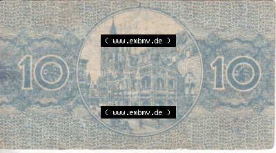 Notgeldscheine aus Köln 1918, H 26, 10 Pfennig (2) Sammlung