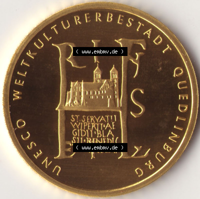 Münzen Deutschland 100 Euro Goldmünzen 2003. Vorderseite einer Münze aus dem deutschen Kaiserreich in Europa als Digitales... Sammlung