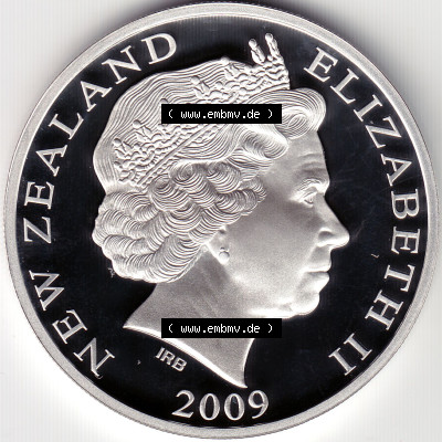 Münzen Neuseeland Silbermünze Kiwi 2009 (1) Sammlung