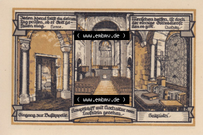 Notgeldscheine aus Gernrode 1921, 75 Pfennig 6 (2) Sammlung
