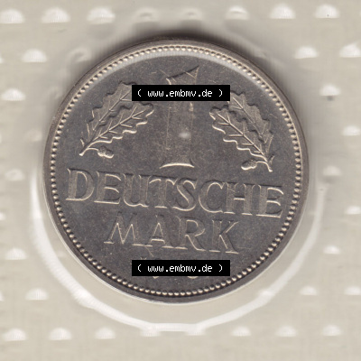 Münzen Deutschland Münzsätze Deutsche Mark Stempelglanz 1976, 1 DM-Mark (1) Sammlung