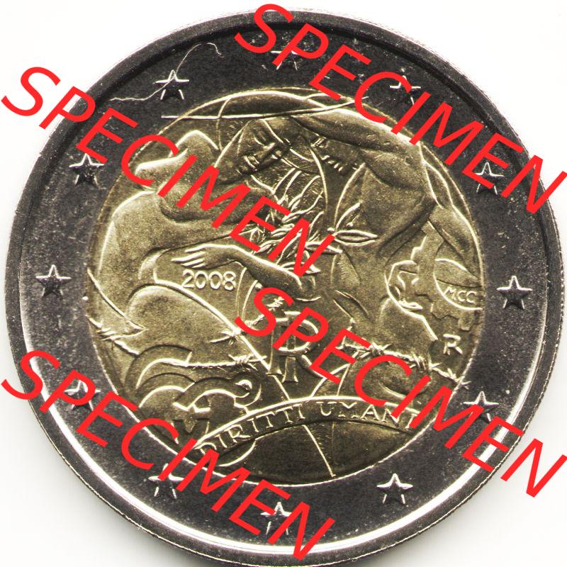 Münzen Euromünzen 2 Euro 2008, Italien 2 Euro Gedenkmünze 2008 (1) Sammlung