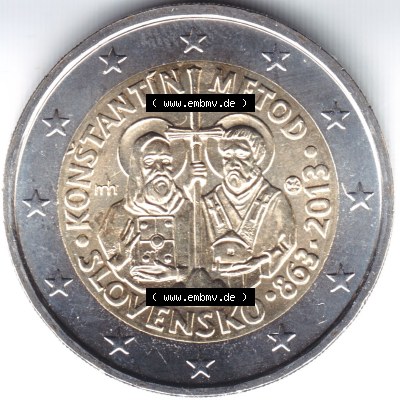 Münzen Euromünzen 2 Euro 2013, Slowakei 2 Euro 2013 II. (1) Sammlung