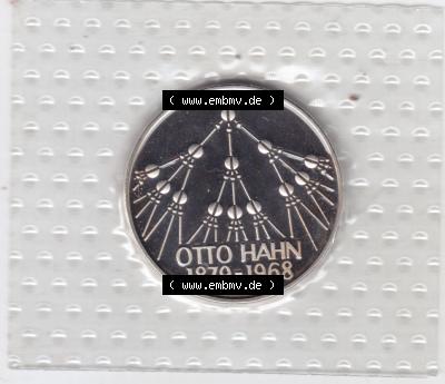 Münzen Deutschland 5 DM-Gedenkmünze 1979, Otto Hahn (2) Sammlung
