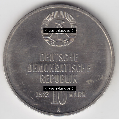 Münzen Deutschland DDR 10 Mark-Sondermünze 1983, 10 Mark, A 30 Jahre Kampftruppen der Arbeiterklasse (2) Sammlung