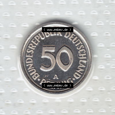 Münzen Deutschland Münzsätze Deutsche Mark Stempelglanz 1998, 50 Pfennig (1) Sammlung