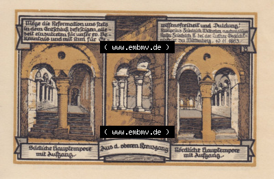 Notgeldscheine aus Gernrode 1921, 50 Pfennig 3 (2) Sammlung
