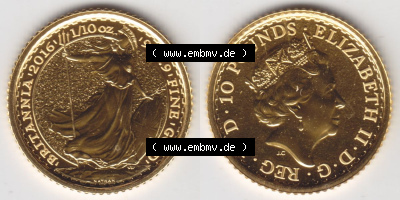 Münzen Großbritannien Goldmünze 2016 (3) Sammlung