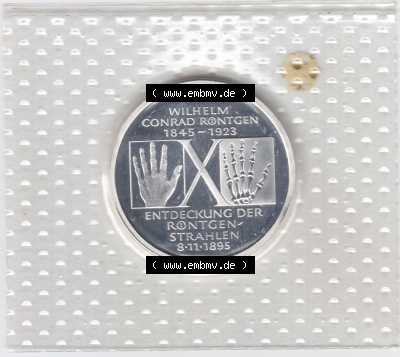 Münzen Deutsche Mark Silbermünze 1995 (8) Sammlung