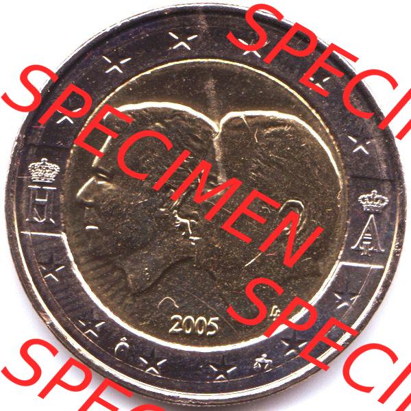 Münzen Euromünzen 2 Euro 2005, Belgien 2 Euro Gedenkmünze (1) Sammlung