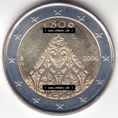 Münzen Euromünzen 2 Euro 2009, Finnland 2 Euro Gedenkmünze (1) Sammlung