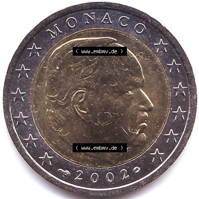 Münzen Euromünzen 2 Euro 2002, Monaco (1) Sammlung