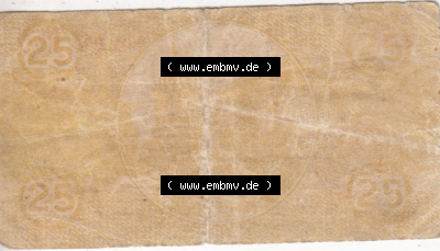 Notgeldscheine aus Köln 1917-1918, Ba IV 25 Pfennig (2) Sammlung