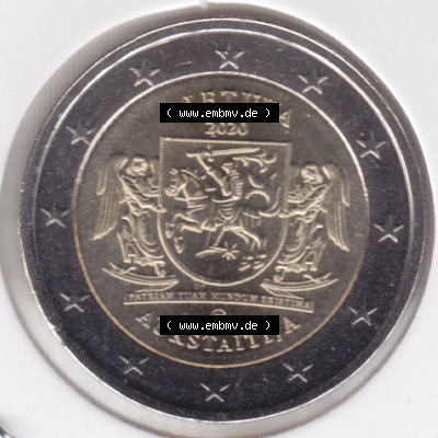 Münzen Euromünzen 2 Euro 2020, Litauen Ethnographische Regionen. 2 Euro Gedenkmünze, gültiges Zahlungsmittel in allen Eurostaaten... Sammlung