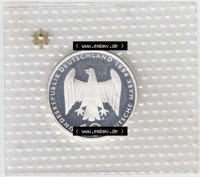 Münzen Deutsche Mark Silbermünze 1995 (1) Sammlung