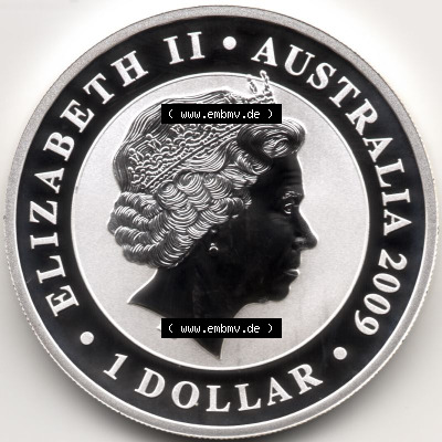 Münzen Australien Silbermünze 2009 (5) Sammlung