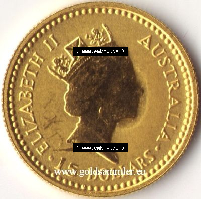 Münzen Australien Goldmünze 1992 (1) Sammlung