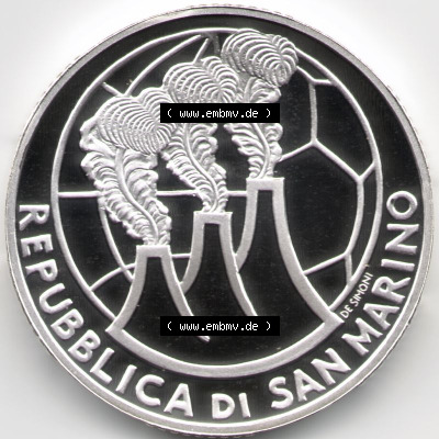 Münzen San Marino Silbermünze 2004 (3) Sammlung