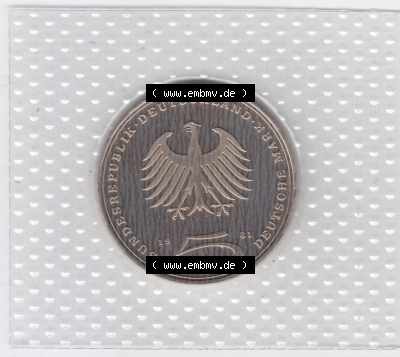 Münzen Deutschland 5 DM-Gedenkmünze 1981, Ephraim Lessing (1) Sammlung