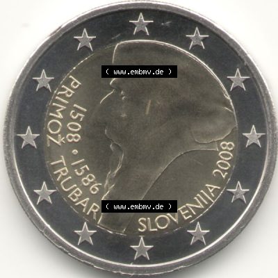 Münzen Euromünzen 2 Euro 2008, Slowenien 2 Euro 2008 (1) Sammlung