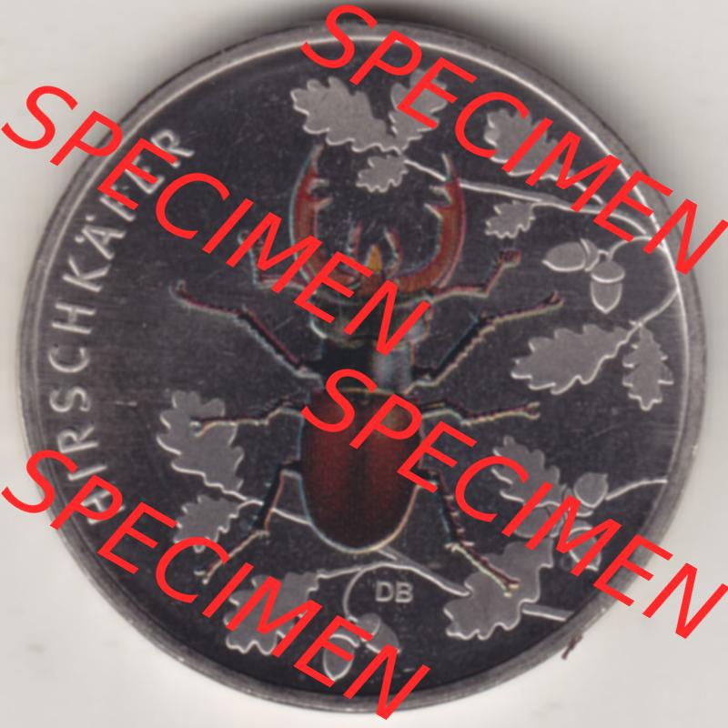 Münzen Deutschland 5 Euro-Sondermünzen 2024, D 5 Euro Hirschkäfer. 5 Euro Sondermünzen, gültiges Zahlungsmittel in Deutschland. Das Bildmaterial wurde... Sammlung