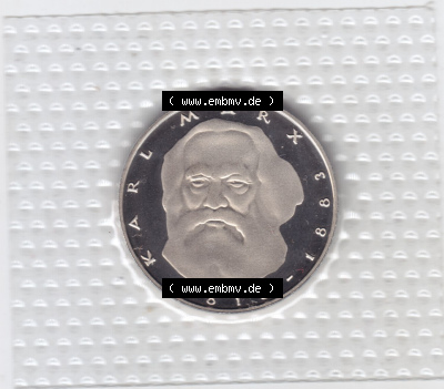 Münzen Deutschland 5 DM-Gedenkmünze 1983, Karl Marx (2) Sammlung