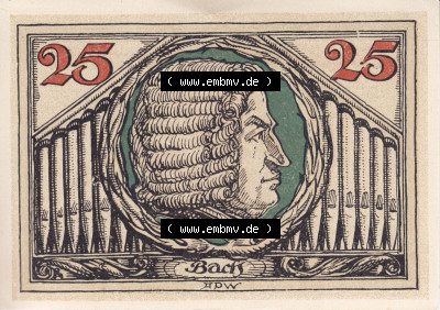 Notgeldscheine aus Arnstedt 1921, 25 Pfennig A (2) Sammlung