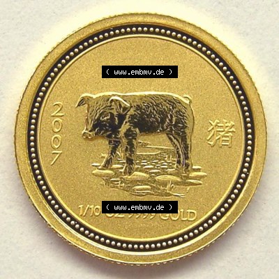 Münzen Australien Goldmünze 2007 (1) Sammlung